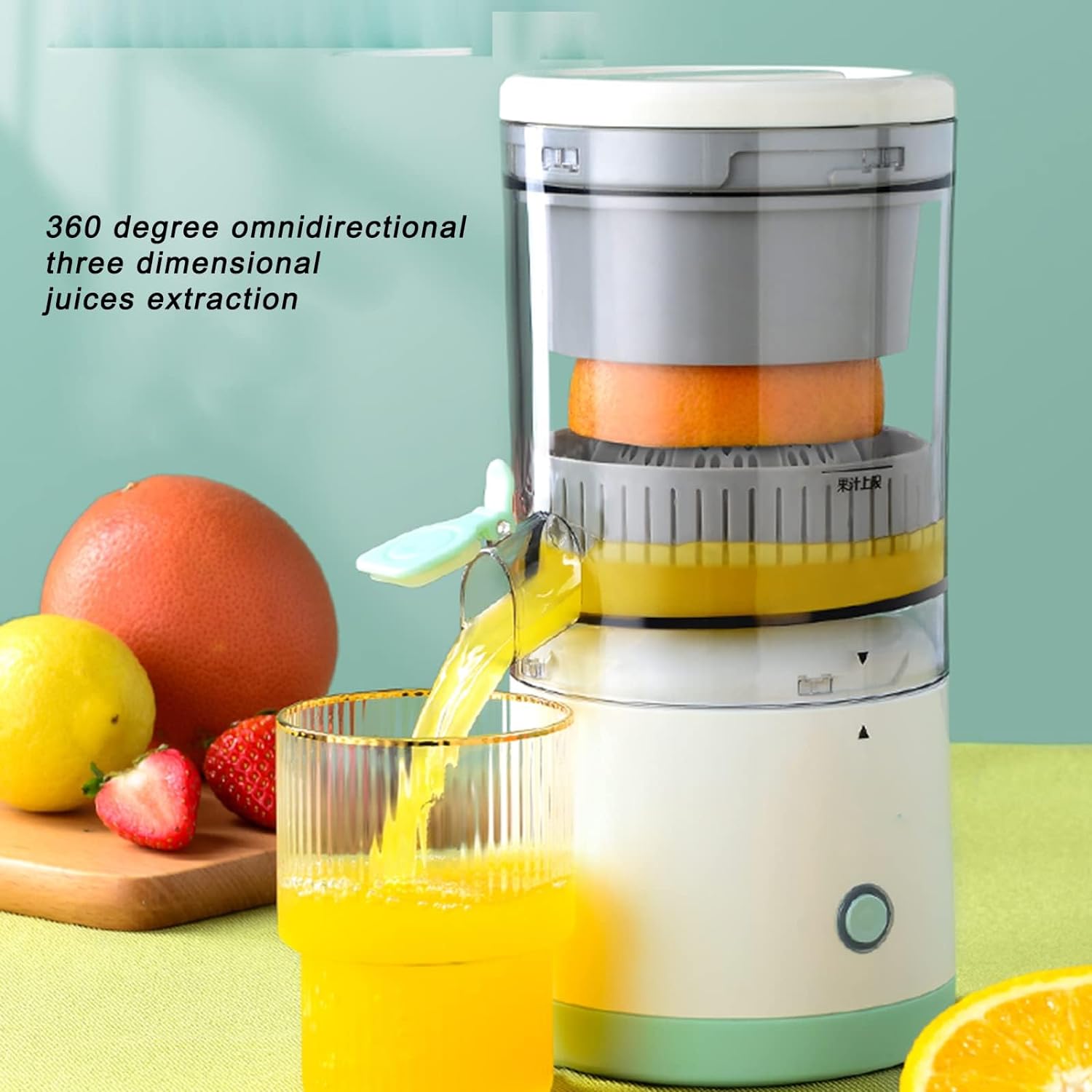 Hands-Free Portable USB Charging Cordless Electric Juicer