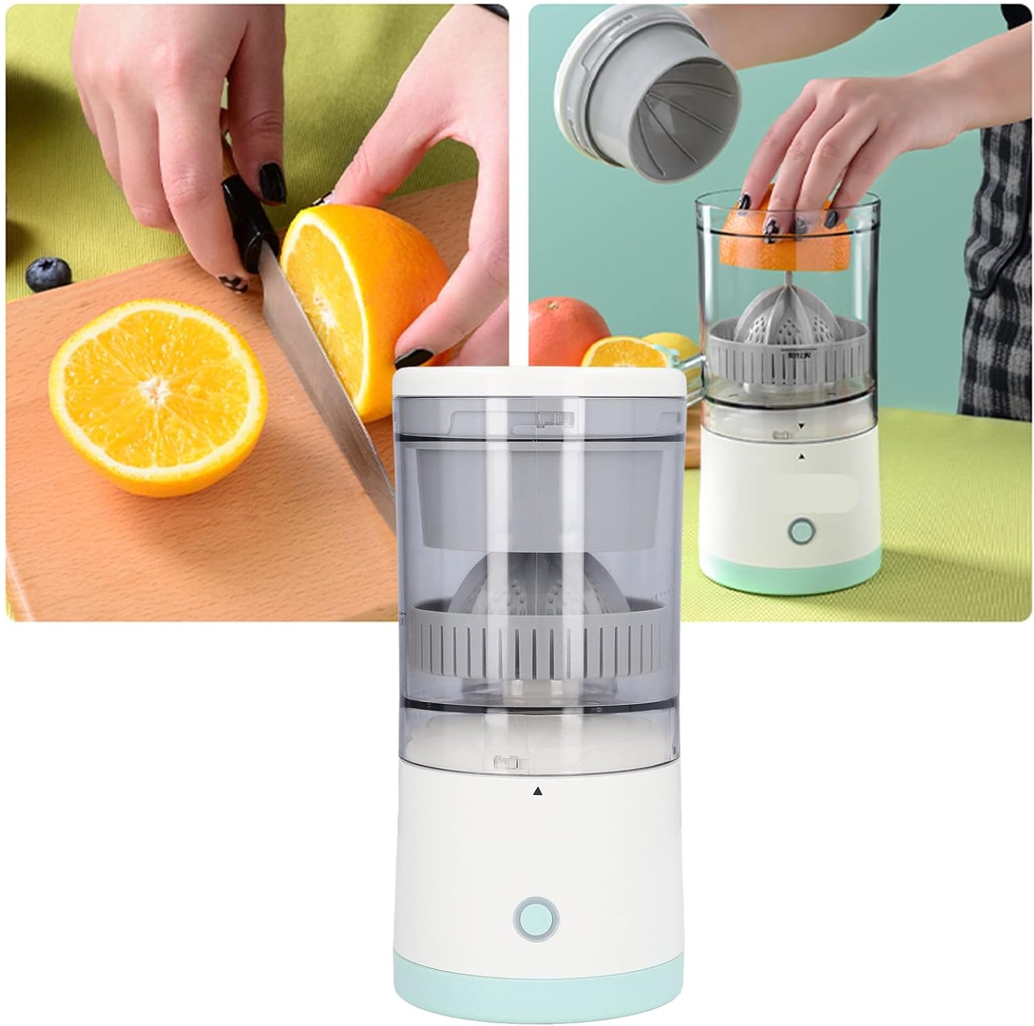 Hands-Free Portable USB Charging Cordless Electric Juicer