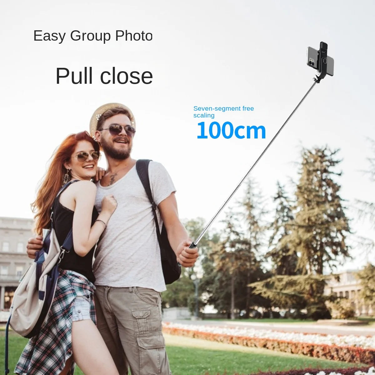 Bluetooth Wireless Selfie Stick Tripod Extendable With Flash Light